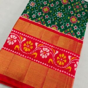 Kaddi Border Silk Saree