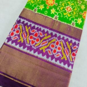 Kaddi Border Silk Saree