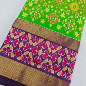 Kaddi Border Silk Saree