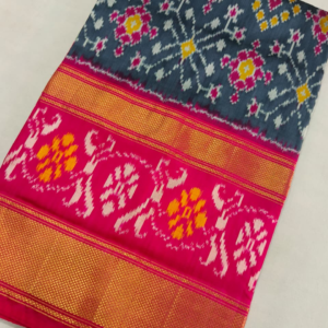 Kaddi Border Silk Saree