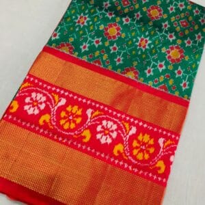 Kaddi Border Silk Saree