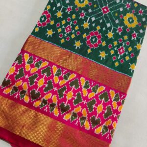 Kaddi Border Silk Saree