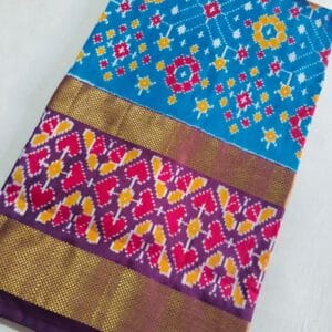 Kaddi Border Silk Saree