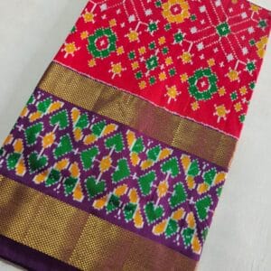 Kaddi Border Silk Saree